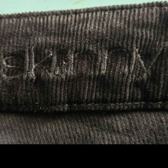7 For All Mankind Brown Corduroy Skinny Jeans Size 28 Boho Festival Y2K Low Rise - Picture 6 of 8